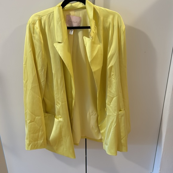 Anthropologie Hutch Satin Blazer XL - Picture 5 of 5
